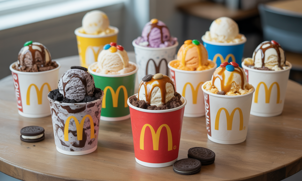 découvrez tous les tarifs du mcflurry chez mcdonald's ainsi que la liste complète des parfums disponibles en 2024. comparez les prix, trouvez votre saveur préférée et profitez de ce dessert glacé emblématique au meilleur prix.