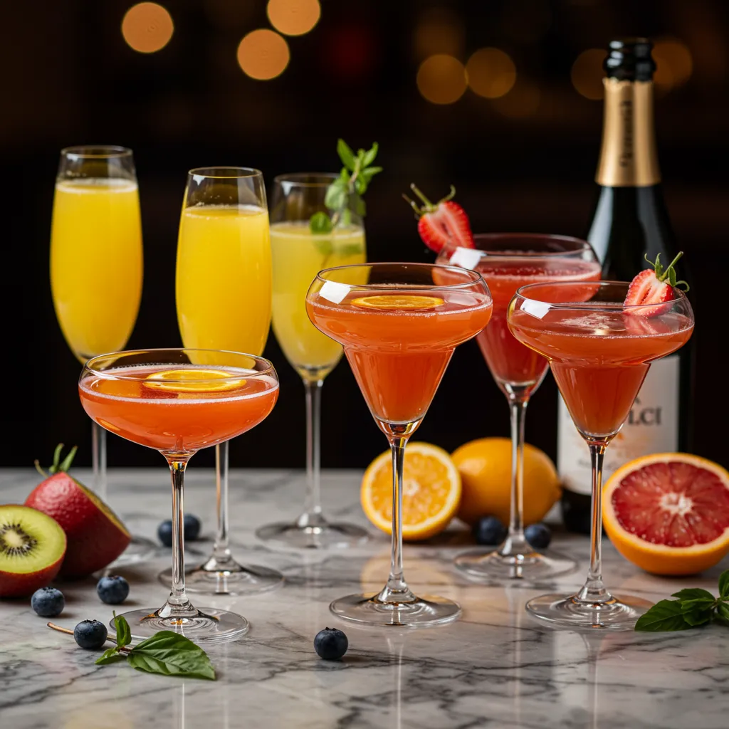 10 Cocktails au Champagne pour un Apéritif Vraiment Mémorable