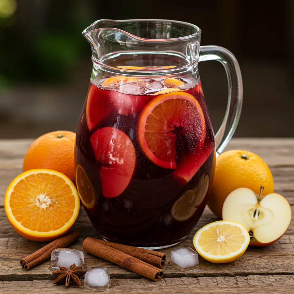 Sangria Rouge Traditionnelle : La Vraie Recette Espagnole Pas à Pas