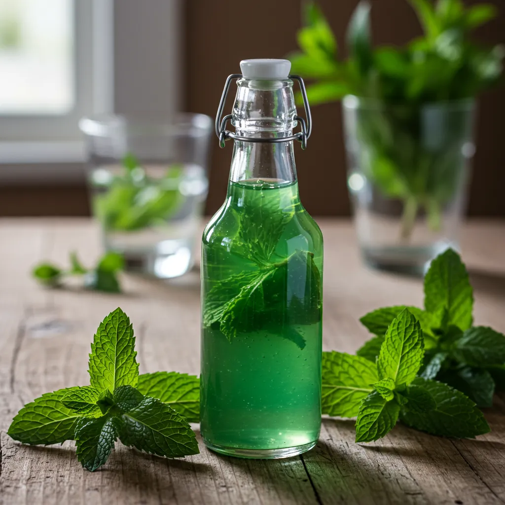 Sirop de Menthe Maison : Recette Naturelle Sans Colorant